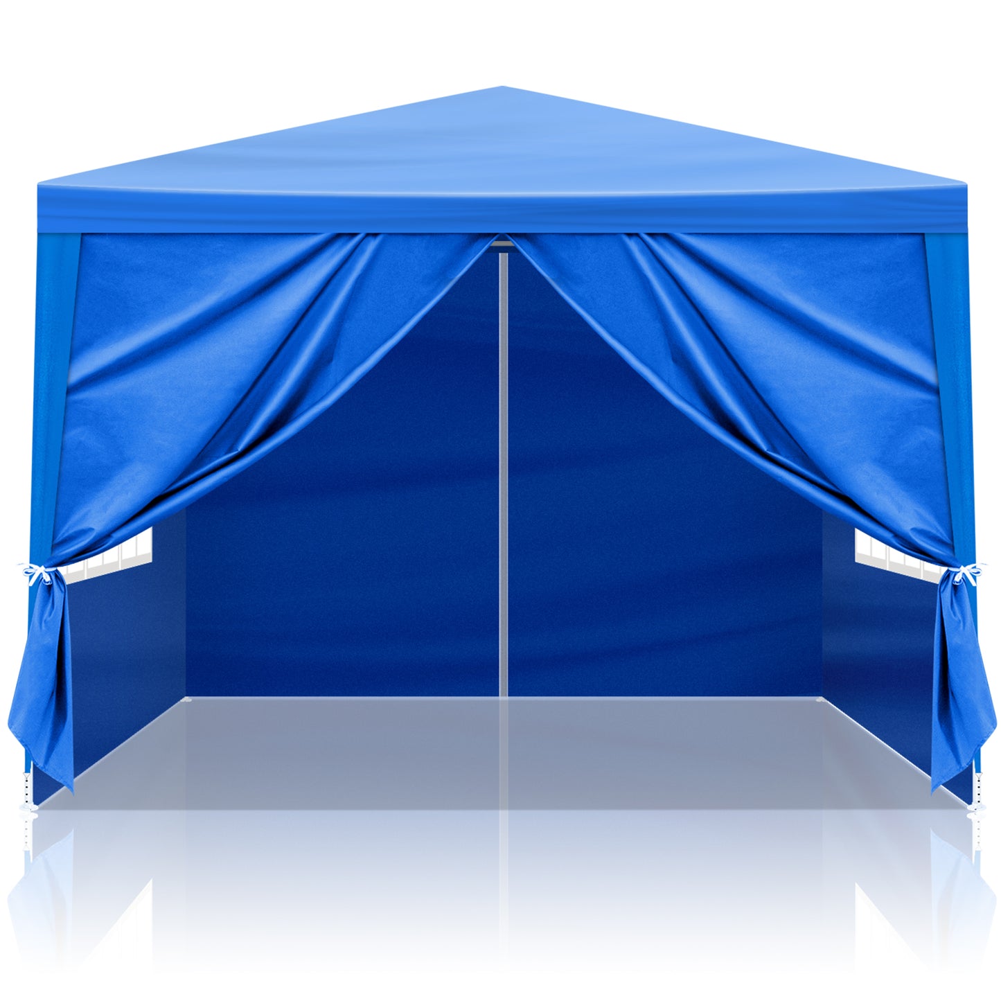 Garden Vida Pop Up Gazebo 3x3m Chapiteau de fête Chapiteau de jardin extérieur étanche avec sac de transport, Bleu