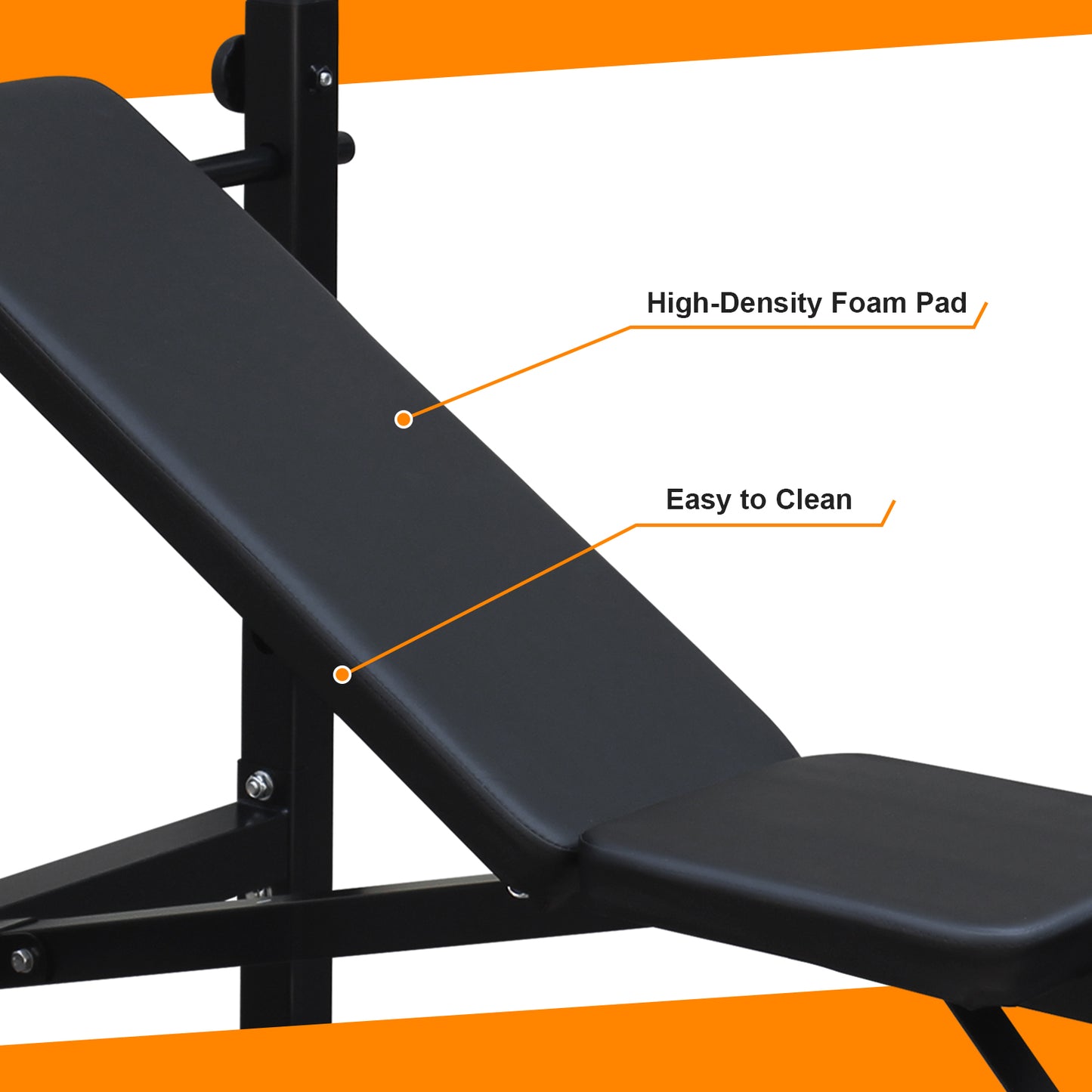 Novonova Multi functional Full function Weightlifting Bench - Leg and Butterfly Stretching and Foldable Weightlifting Bench and Dumbbell Stand, Weightlifting Bench, Developer Sleeper Fitness Bench Tiltable/Adjustable